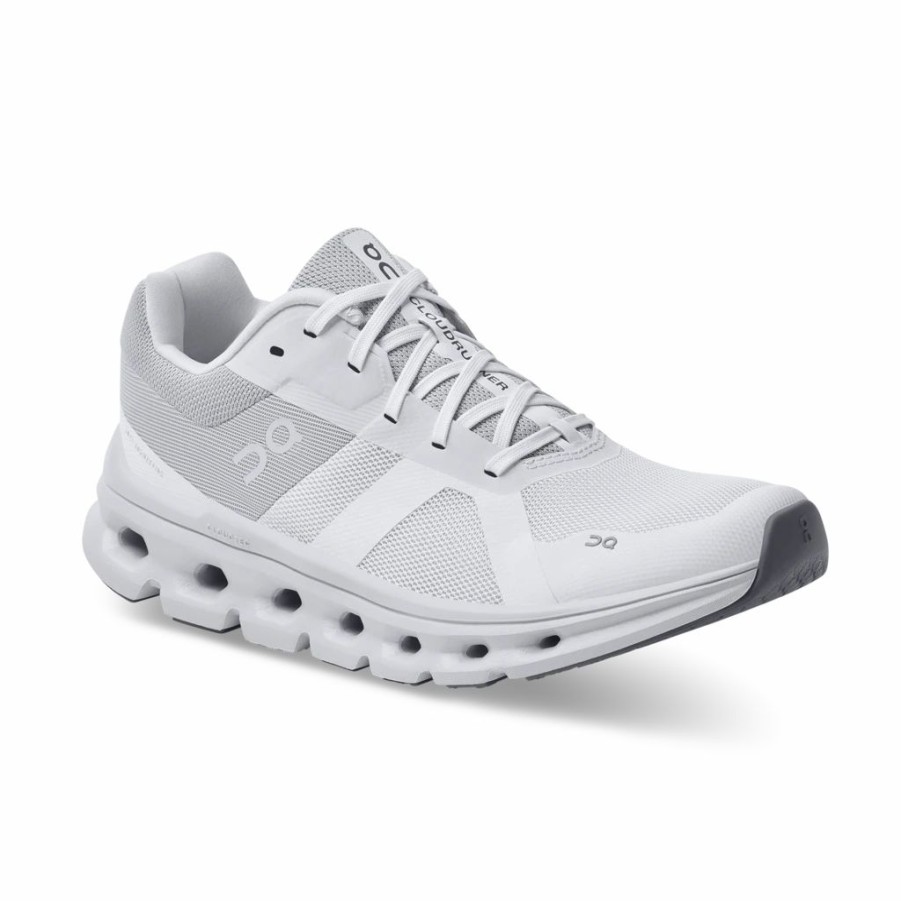 * On Women'S Cloudrunner (White/Frost) Footwear