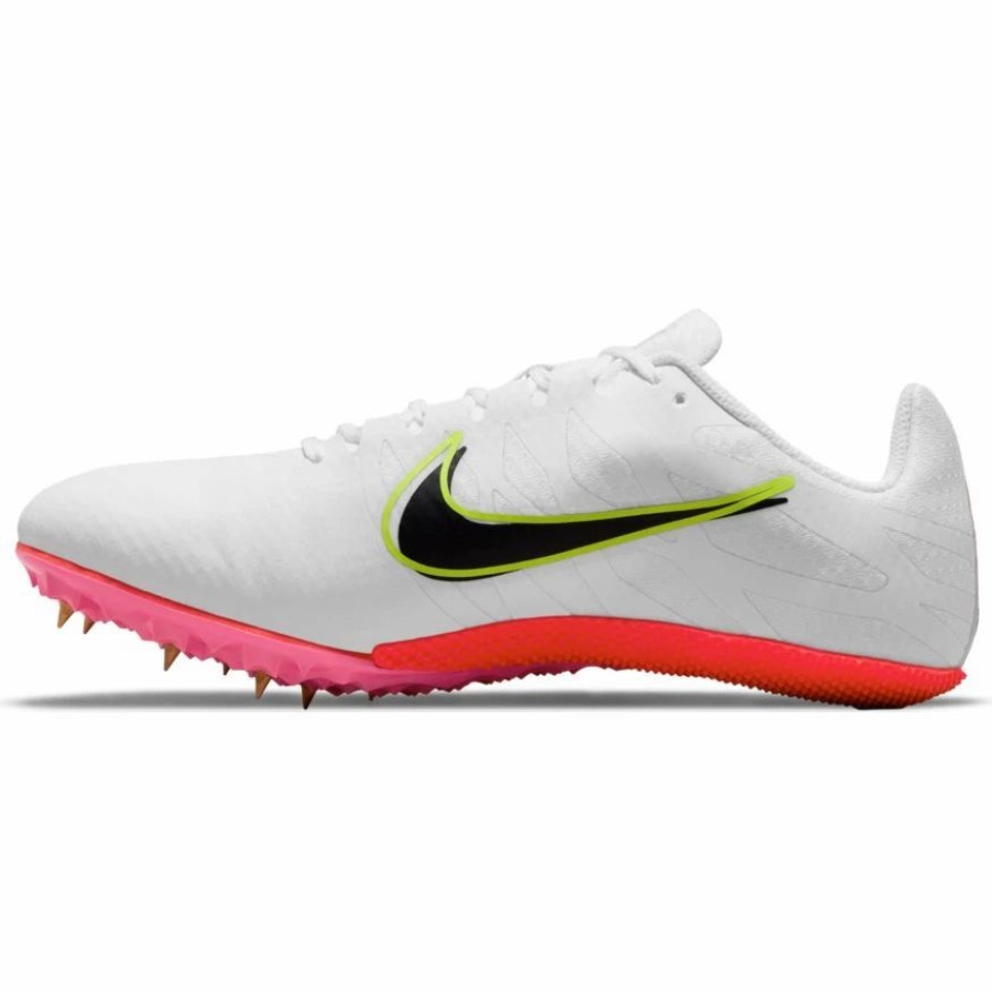 * Nike Uni Zoom Rival S9 (100 White/Black/Black) Footwear