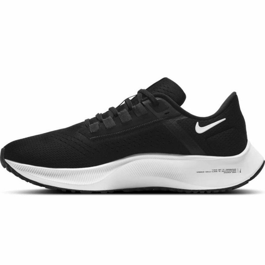 * Nike Men'S Zoom Pegasus 38 (002 Black/White/Anthracite/Volt) Footwear