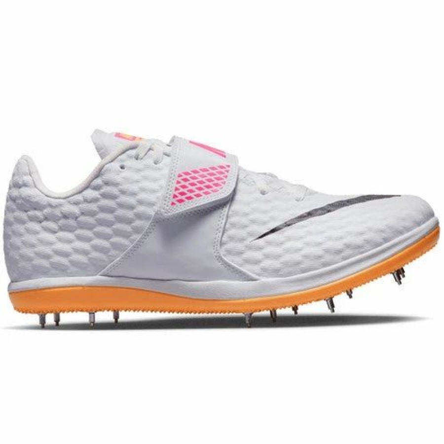 * Nike Uni High Jump Elite (102 White/Black-Hyper Pink) Footwear