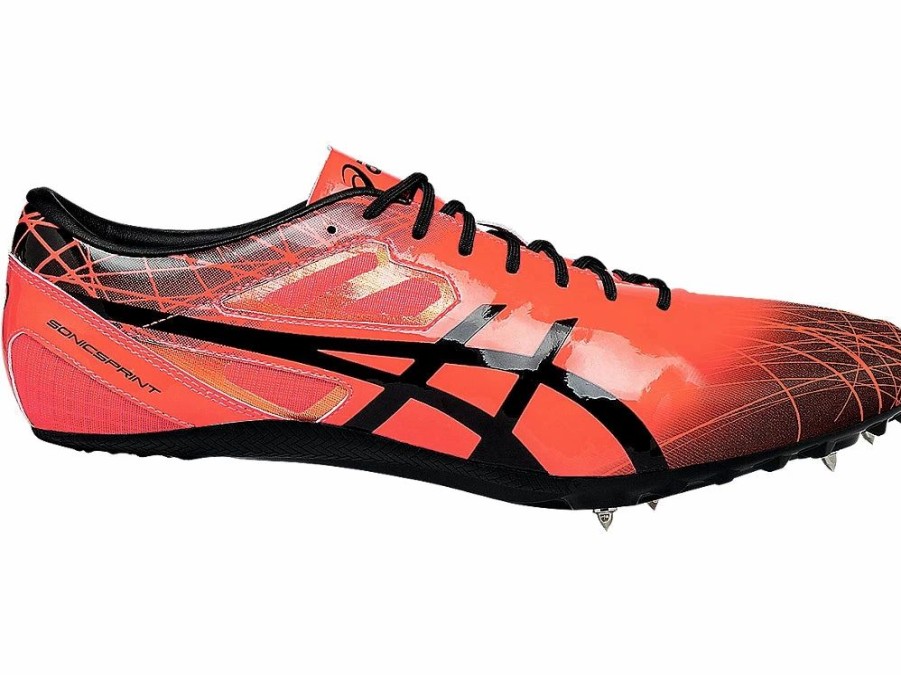 * Asics Uni Sonicsprint (0690 Flash Coral/Black) Footwear