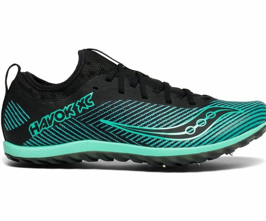 * Saucony Women'S Havok Xc 2 (4 Black/Green) Footwear