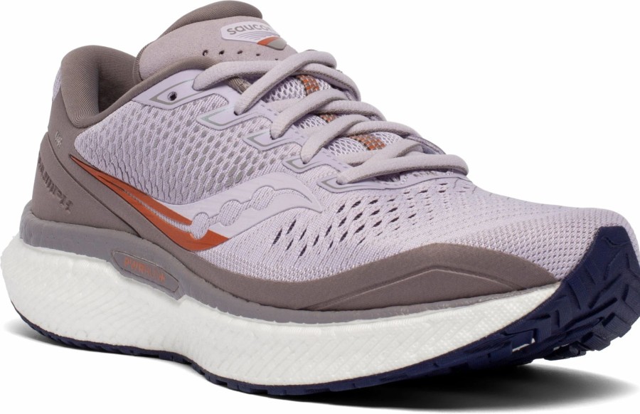 * Saucony Women'S Triumph 18 (35 Lilac/Copper) Footwear