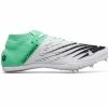 * New Balance Women'S Md800 V6 Spikes (G White/Neon Ember) Footwear