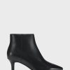 * Aerosoles Epigram Black Leather Ankle Boots