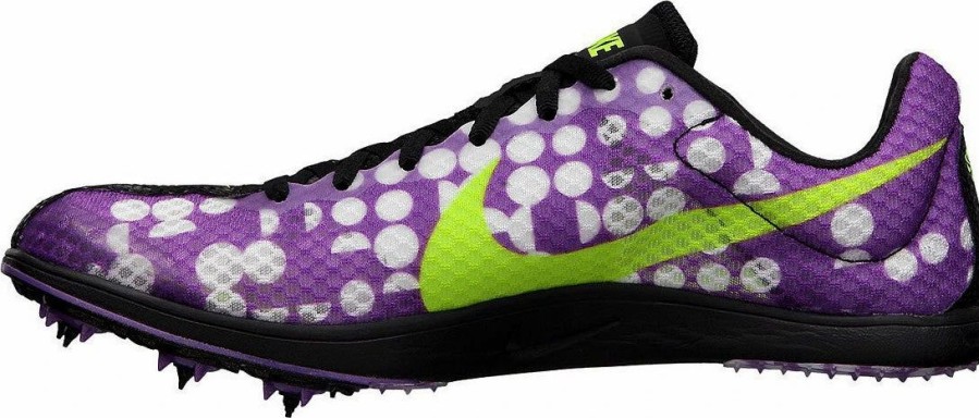 * Nike Women'S Zoom W 4 (075 Black/Volt-Laser Purple-White) Footwear