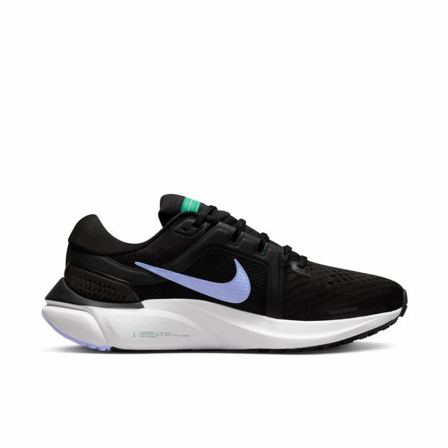 * Nike Women'S Air Zoom Vomero 16 (004 Black/Light Thistle/Off Noir) Footwear