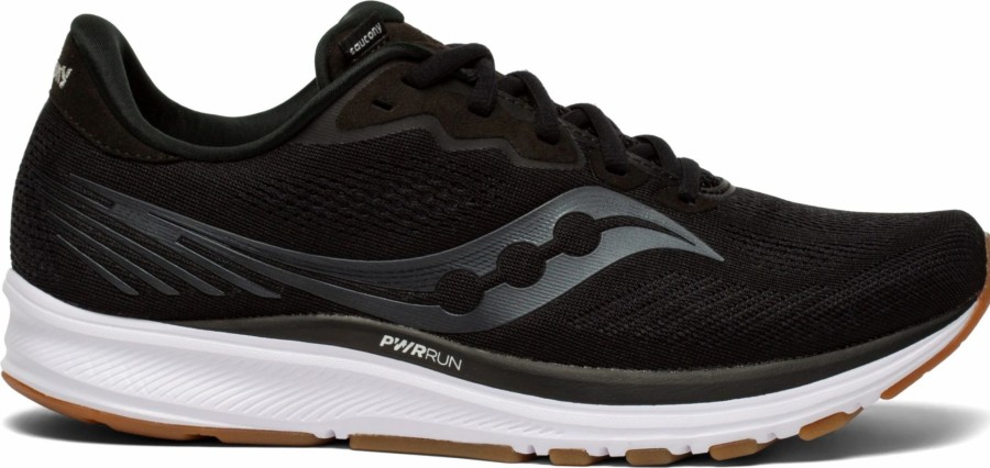 * Saucony Men'S Ride 14 (12 Black/Gum) Footwear