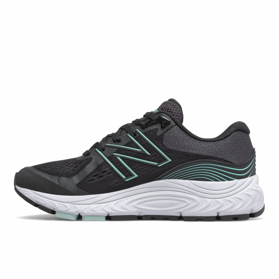 * New Balance Women'S 840 V5 Wide (Bm Black) Footwear