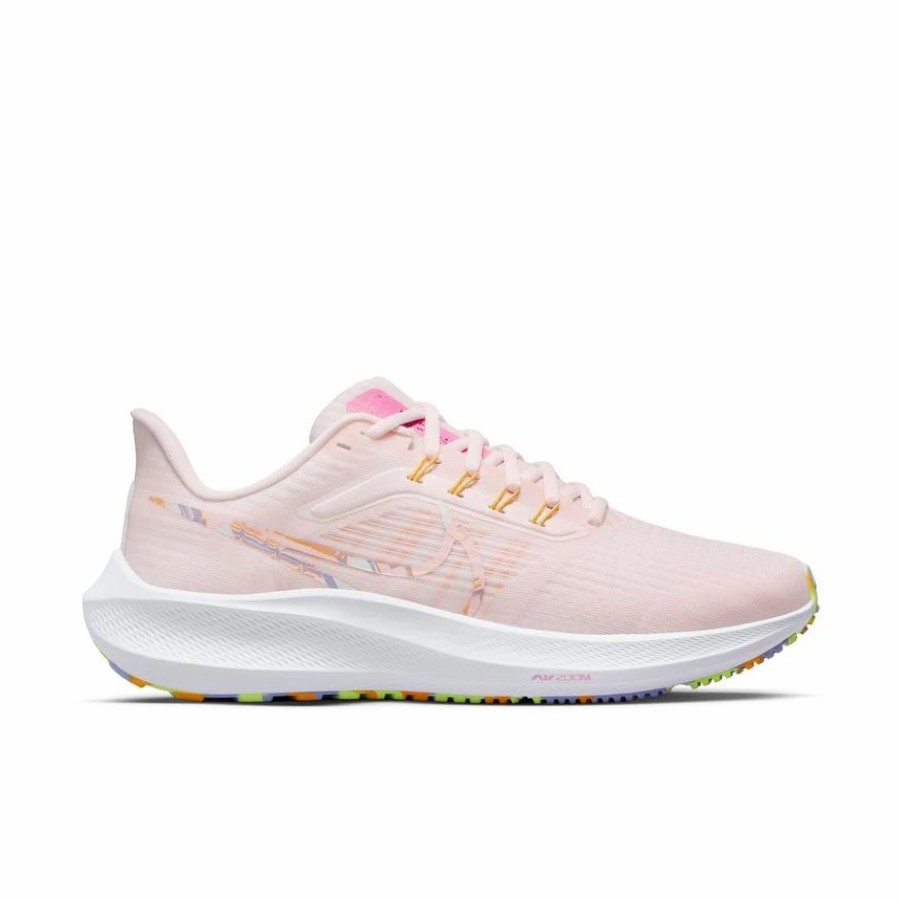 * Nike Women'S Air Zoom Pegasus 39 Premium (600 Light Soft Pink/Barely Green) Footwear