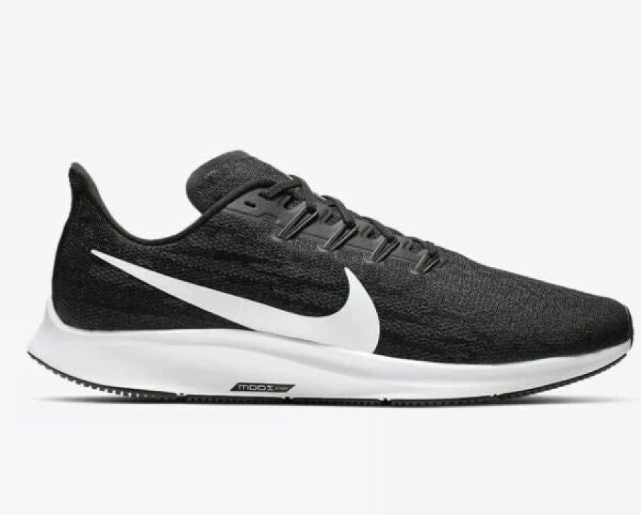 * Nike Men'S Zoom Pegasus 36 (001 Black/White/Thunder Grey) Footwear