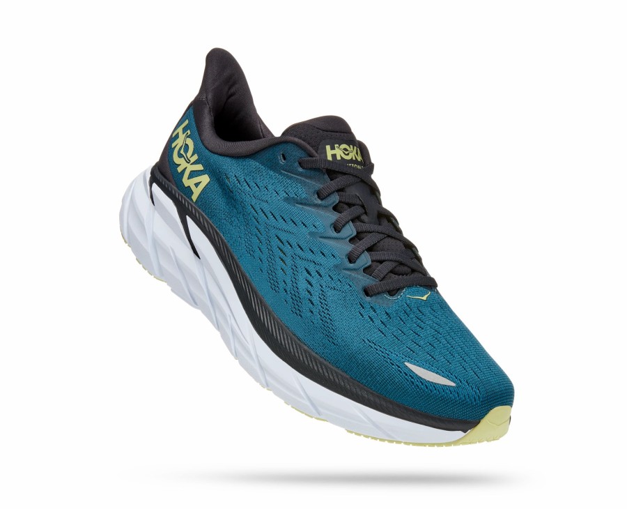 * Hoka Men'S Clifton 8 (Bcbt Blue Coral/Butterfly) Footwear