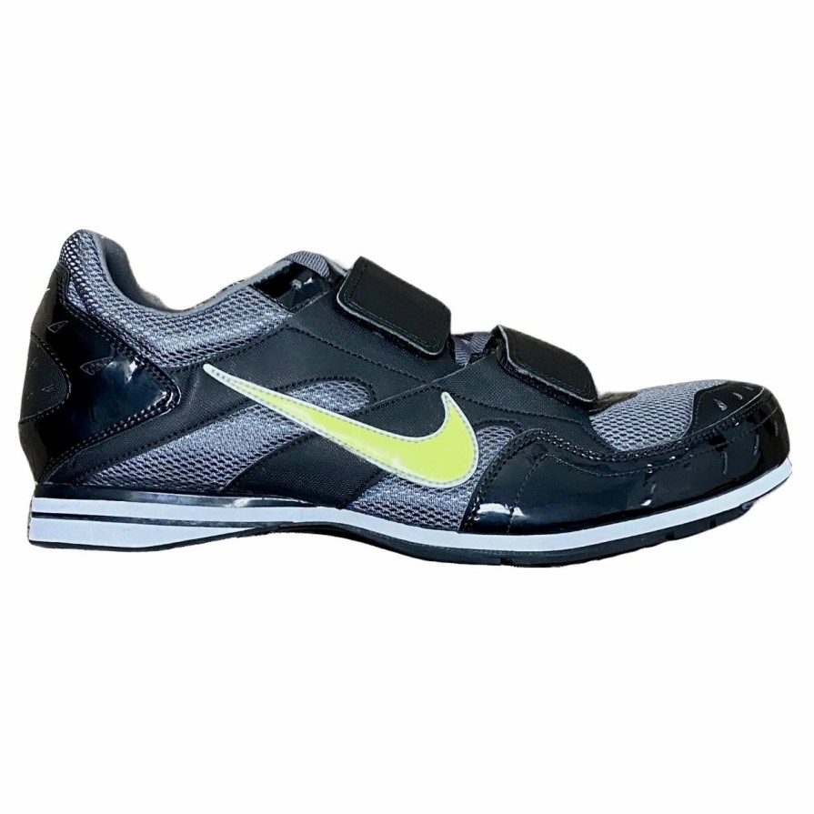 * Nike Uni Zoom Triple Jump 3 (070 Black/Volt-Dark Grey) Footwear