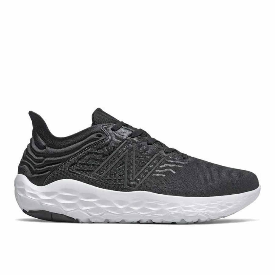 * New Balance Women'S Fresh Foam Beacon V3 (Bw Black/White) Footwear