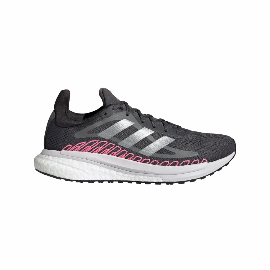 * Adidas Women'S Solar Glide St 3 (Grey Six/Silver Metallic/Grey Four) Footwear