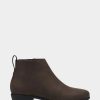 * Aerosoles Sloan Brown Faux Suede Ankle Boots