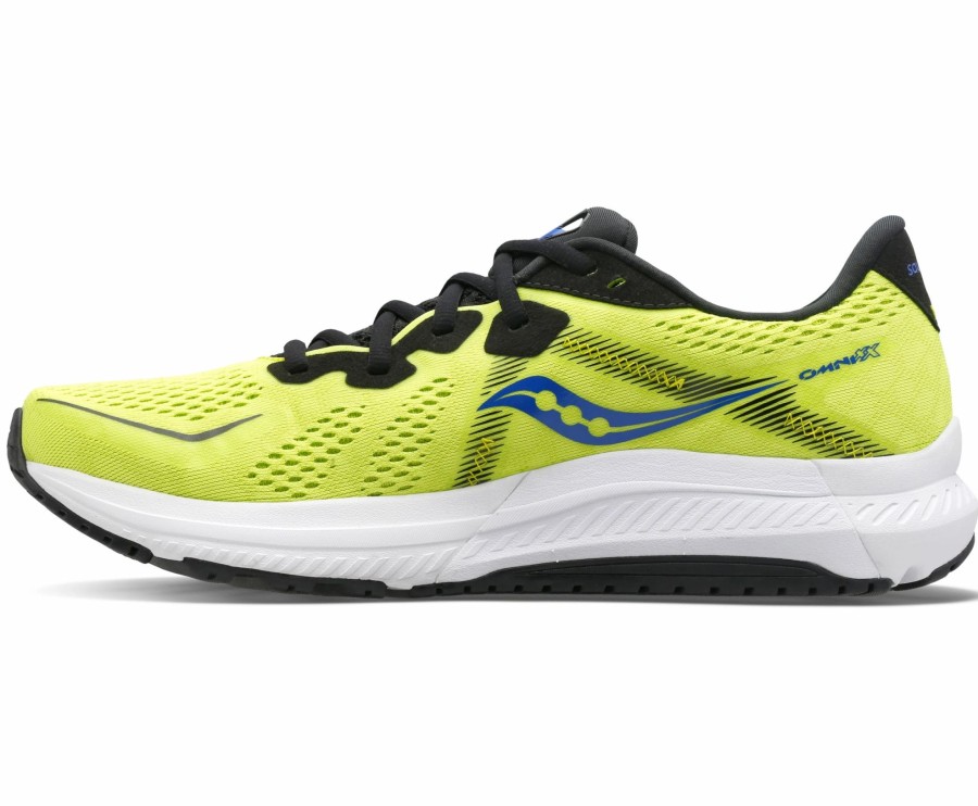 * Saucony Men'S Omni 20 (25 Acid Lime/Spice) Footwear