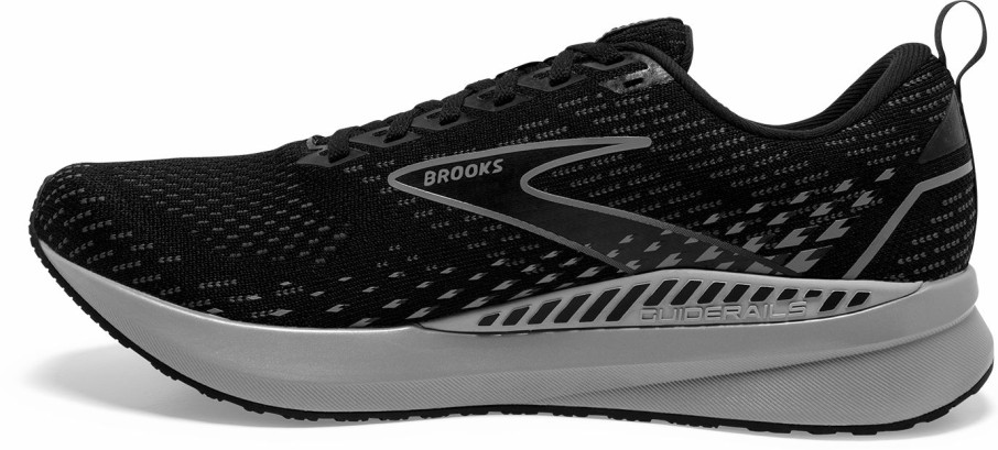 * Brooks Men'S Levitate 5 Gts (051 Black/Ebony/Grey) Footwear