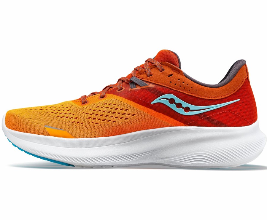 * Saucony Men'S Ride 16 (25 Marigold/Lava) Footwear