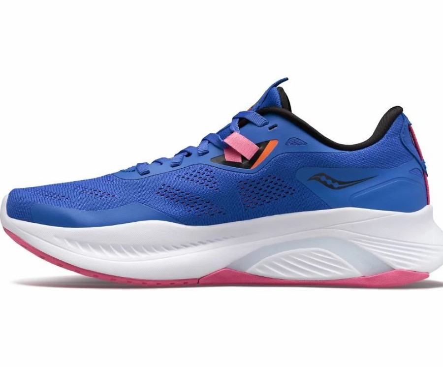 * Saucony Women'S Guide 15 (125 Blue Raz/Zest) Footwear