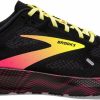 * Brooks Men'S Launch 9 (016 Black/Pink/Yellow) Footwear