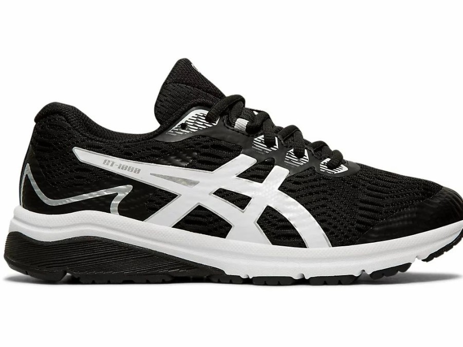 * Asics Kid'S Gt-1000 8 Gs (001 Black/White) Footwear