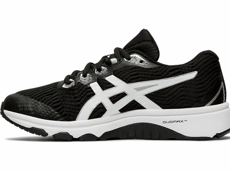 * Asics Kid'S Gt-1000 8 Gs (001 Black/White) Footwear