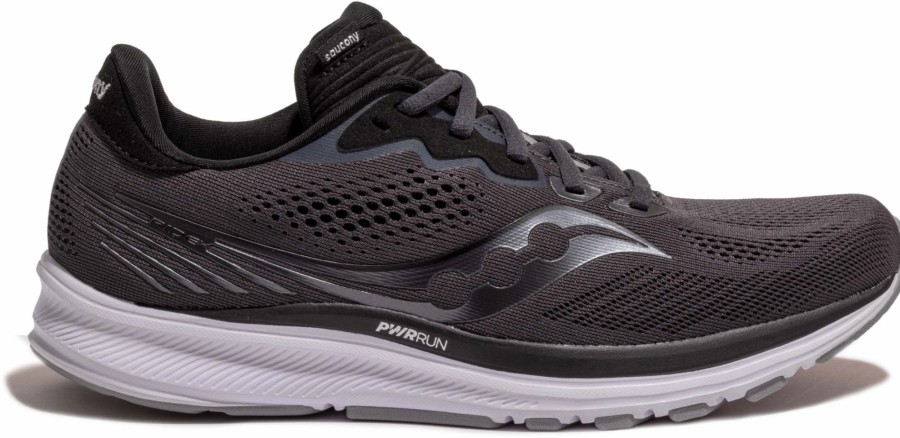 * Saucony Men'S Ride 14 (45 Charcoal/Black) Footwear