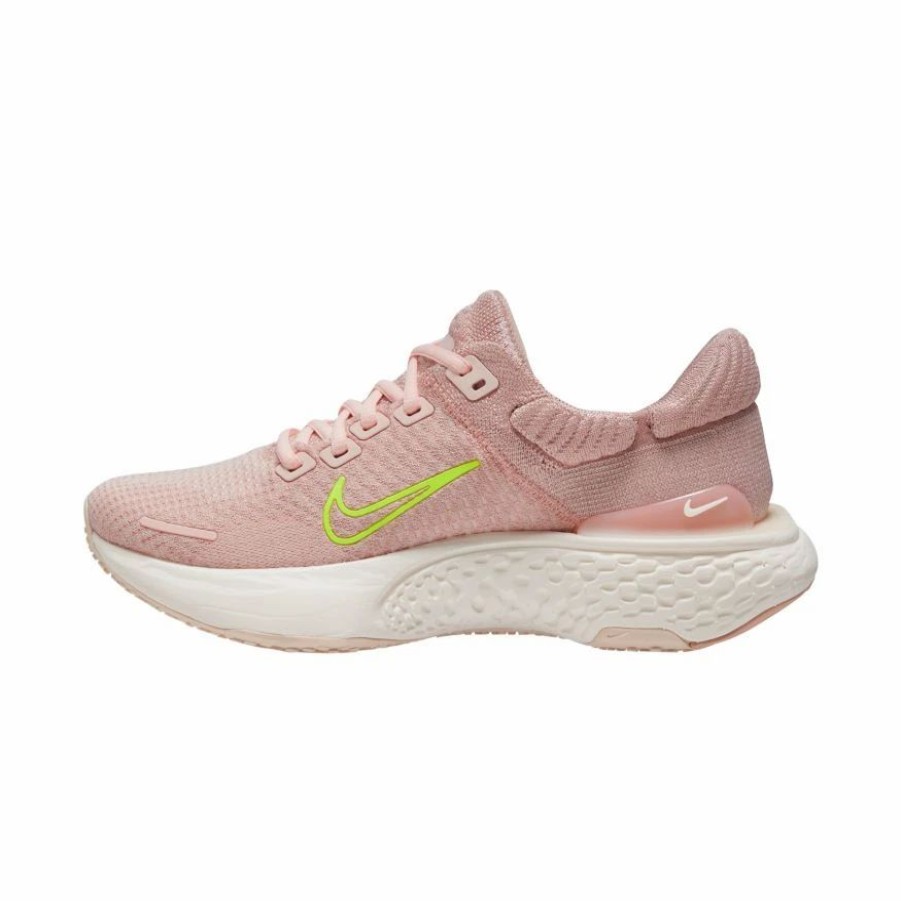 * Nike Women'S Zoomx Invincible Run Flyknit 2 (600 Atmosphere/Sail/Volt/Pink Oxford) Footwear