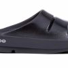 * Oofos Women'S Ooahh Luxe Slide Sandal (Black) Footwear