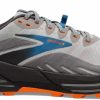 * Brooks Men'S Cascadia 16 (038 Oyster Mushroom/Alloy/Orange) Footwear