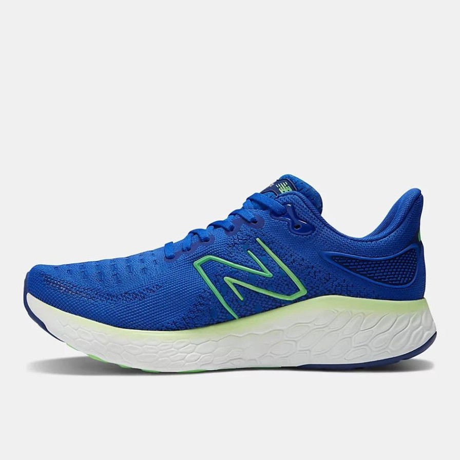 * New Balance Men'S Fresh Foam X 1080V12 (S Blue/Green Apple/Vibrant Spring) Footwear