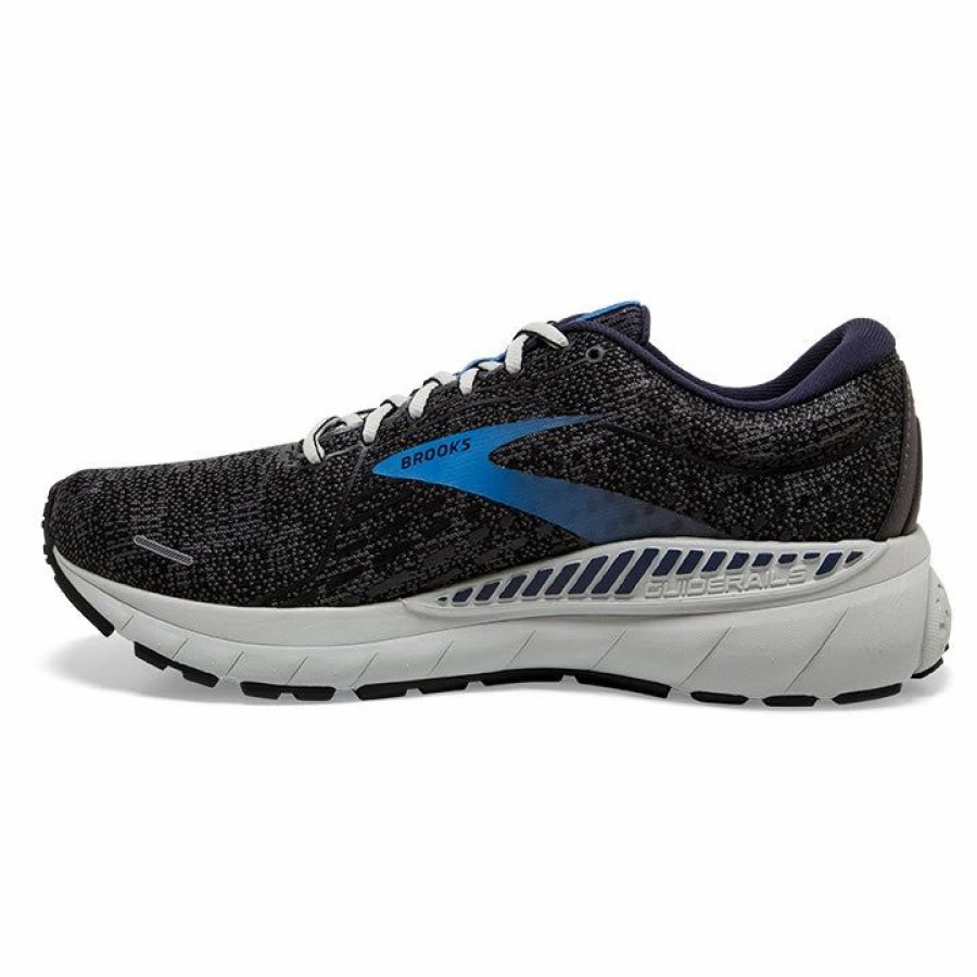 * Brooks Men'S Adrenaline Gts 21 (402 Peacoat/Black/Blue) Footwear