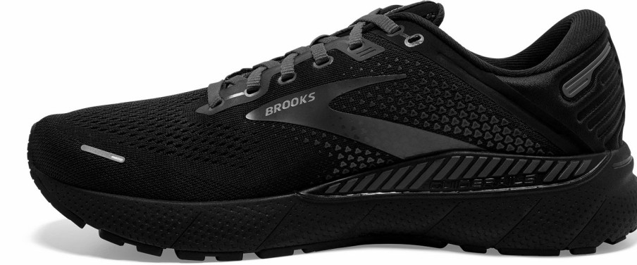 * Brooks Men'S Adrenaline Gts 22 (020 Black/Black/Ebony) Footwear