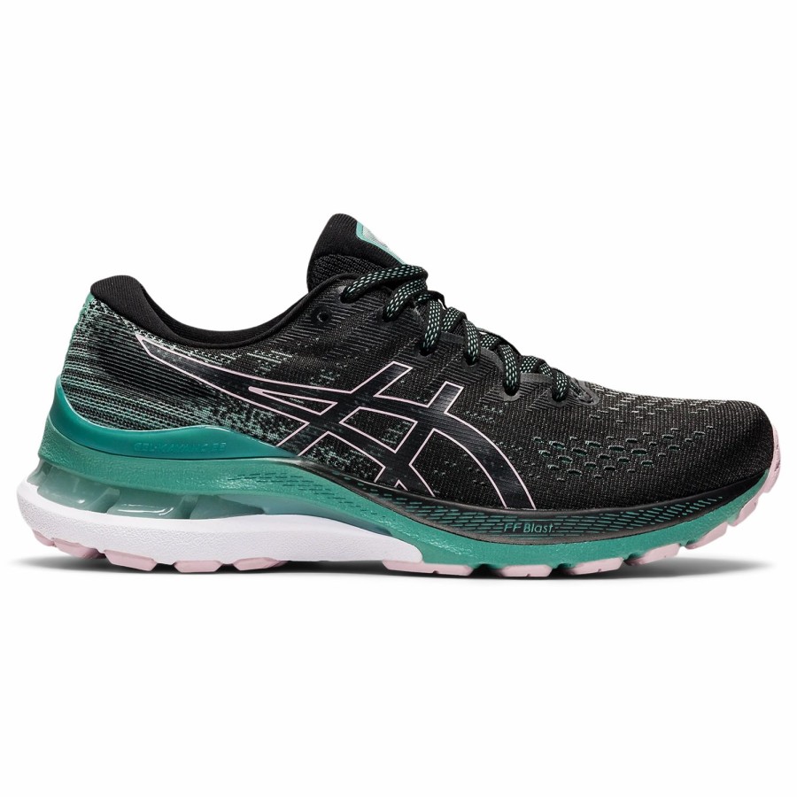 * Asics Women'S Gel-Kayano 28 (004 Black/Sage) Footwear