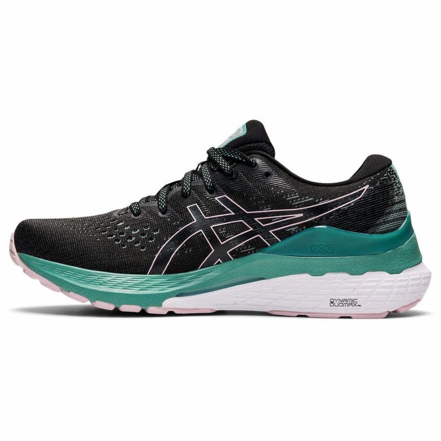 * Asics Women'S Gel-Kayano 28 (004 Black/Sage) Footwear