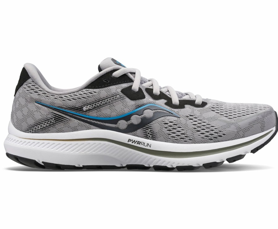 * Saucony Men'S Omni 20 (15 Alloy/Topaz) Footwear