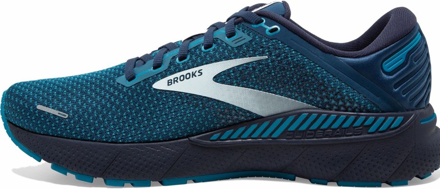 * Brooks Men'S Adrenaline Gts 22 (445 Titan/Teal/Grey) Footwear