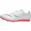 * Nike Uni High Jump Elite (101 White/Flash Crimson-Black-Hyper Jade) Footwear