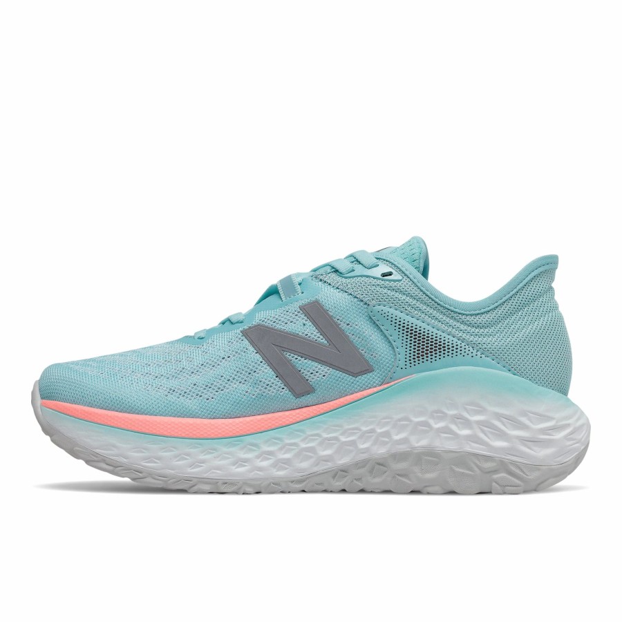 * New Balance Women'S Fresh Foam More V2 (Bp Sea Salt With Newport Blue) Footwear