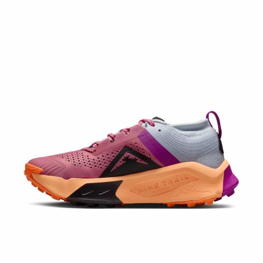 * Nike Women'S Zoom X Zegama Trail (600 Desert Berry/Black/Vivid Purple) Footwear