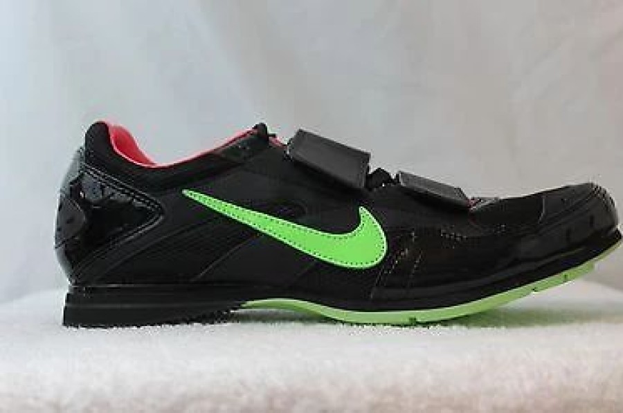 * Nike Uni Zoom Triple Jump 3 (036 Black/Electric Green-Hyper Punch) Footwear