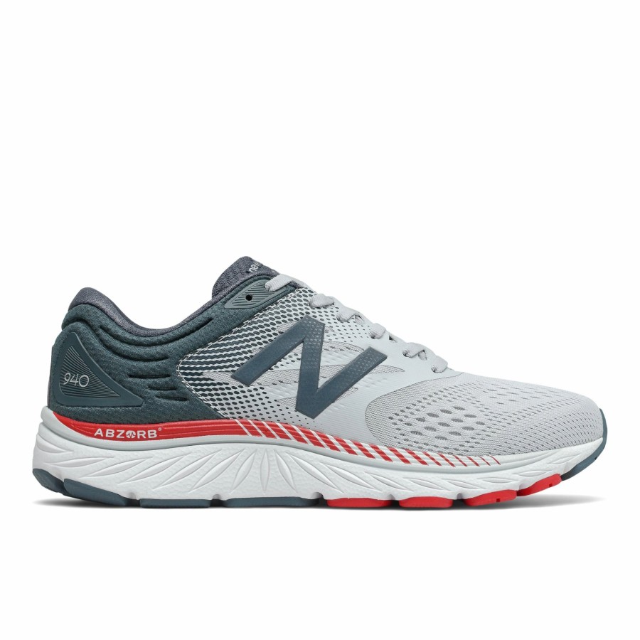 * New Balance Men'S 940 V4 (Cg Light Aluminum/Team Red) Footwear