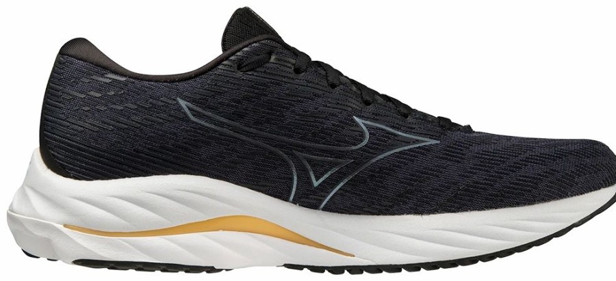 * Mizuno Men'S Wave Rider 26 (9Zmg Odyssey Grey/Metallic Grey) Footwear