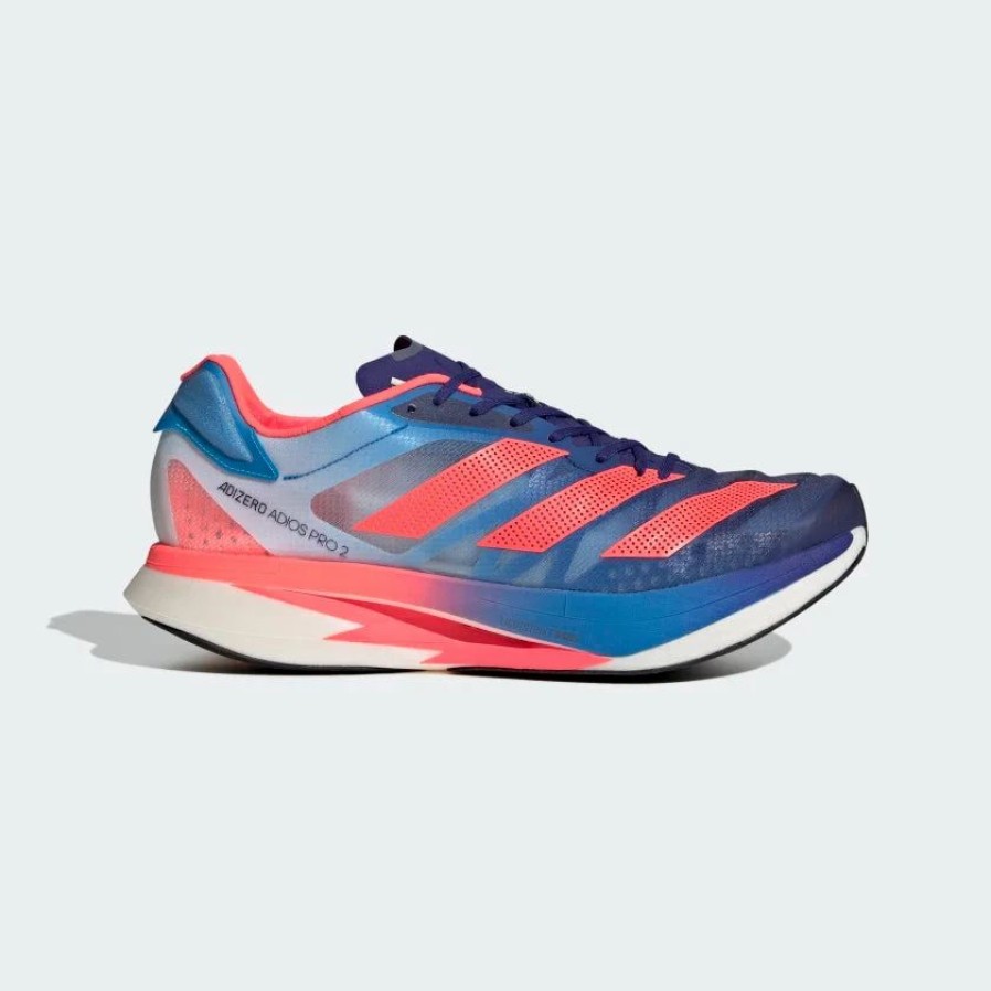 * Adidas Men'S Adizero Adios 6 (Legacy Indigo / Turbo / Sky Rush) Footwear