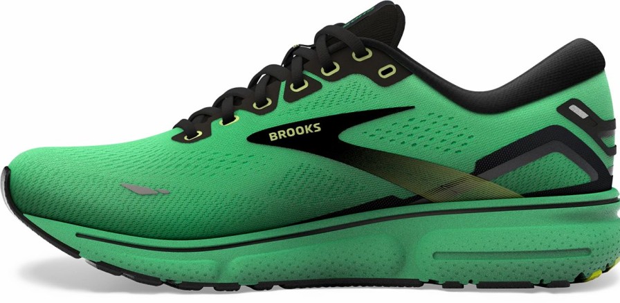 * Brooks Men'S Ghost 15 (360 Green/Black/Sharp Green) Footwear