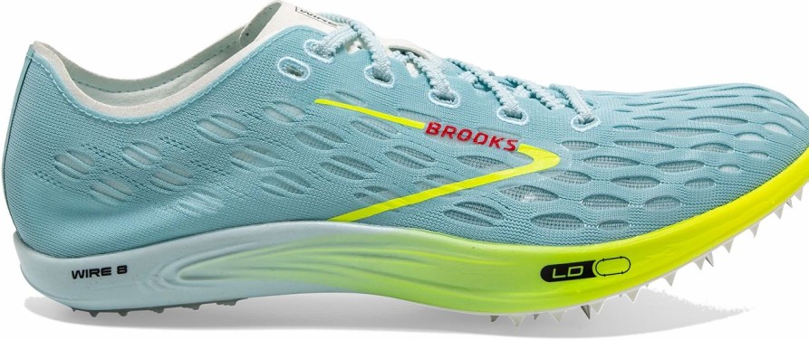 * Brooks Uni Wire 8 (467 Blue Glow/Nightlife/Red) Footwear