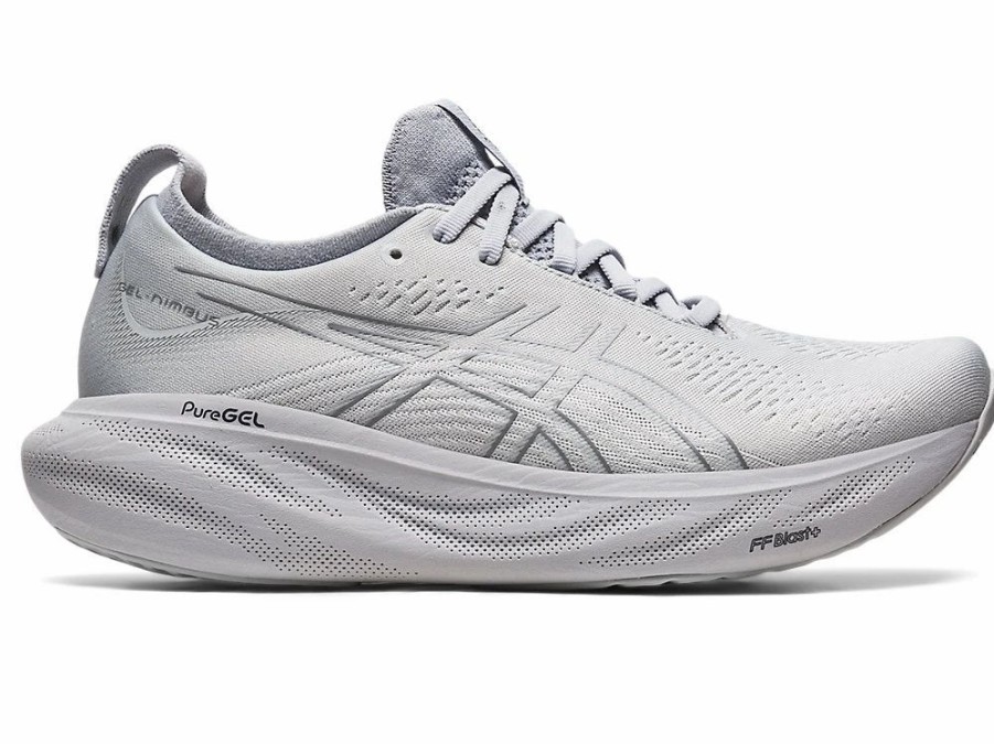 * Asics Women'S Gel-Nimbus 25 (020 Piedemont Grey/Sheet Rock) Footwear