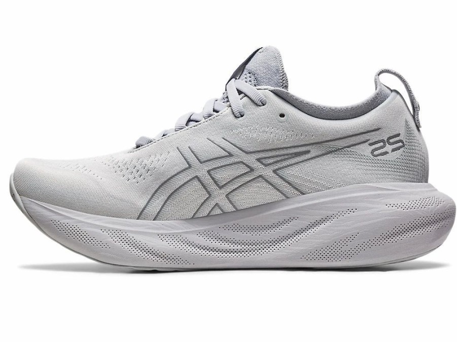 * Asics Women'S Gel-Nimbus 25 (020 Piedemont Grey/Sheet Rock) Footwear