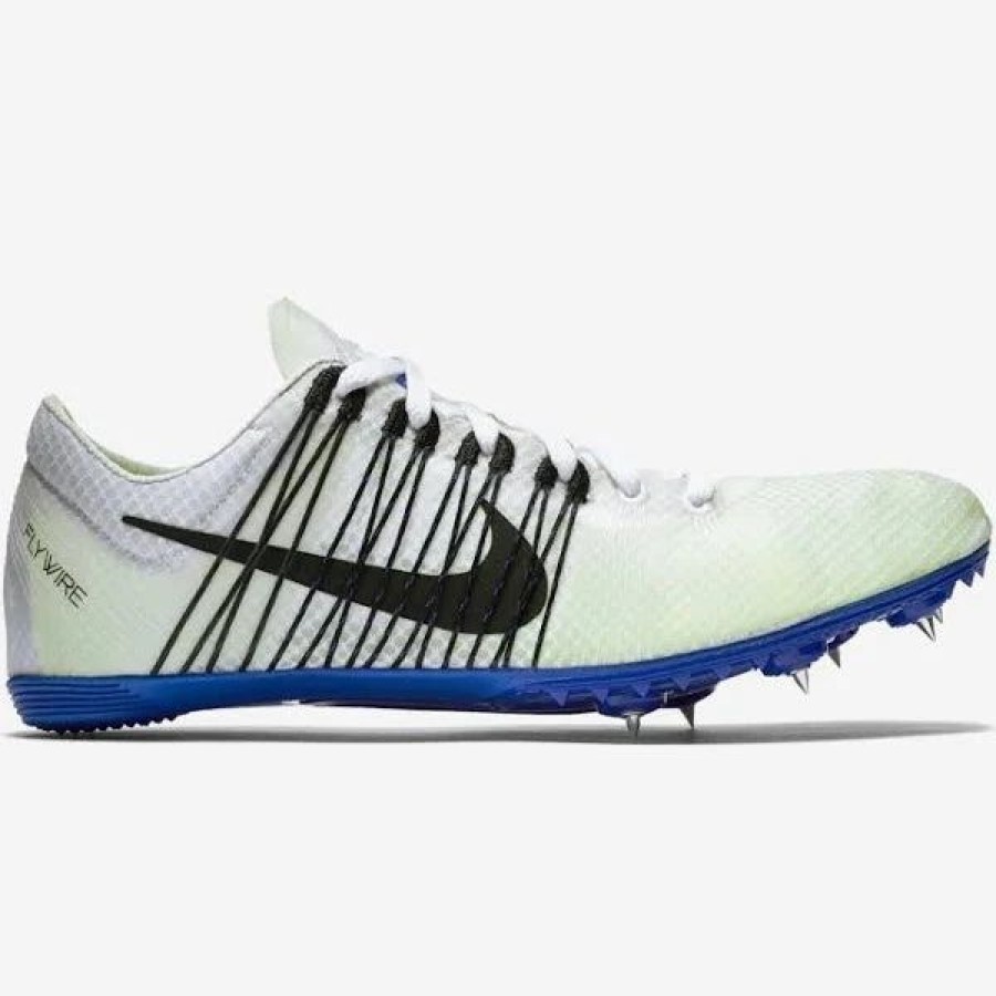 * Nike Uni Zoom Victory Elite (100 White/Black/Racer Blue) Footwear